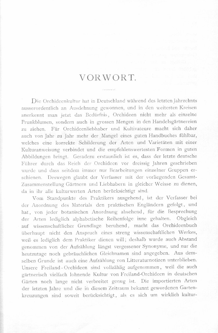 Scan of Stein's Orchideenbuch: Beschreibung, Abbildung und Kulturanweisung (please note that pages 124-127 are missing from this copy), 7 of 619