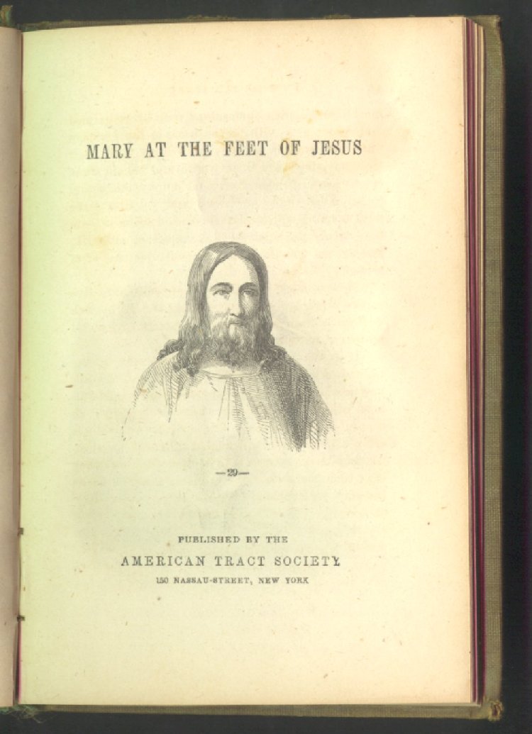 Scan of Mary at the Feet of Jesus, 1 of 16