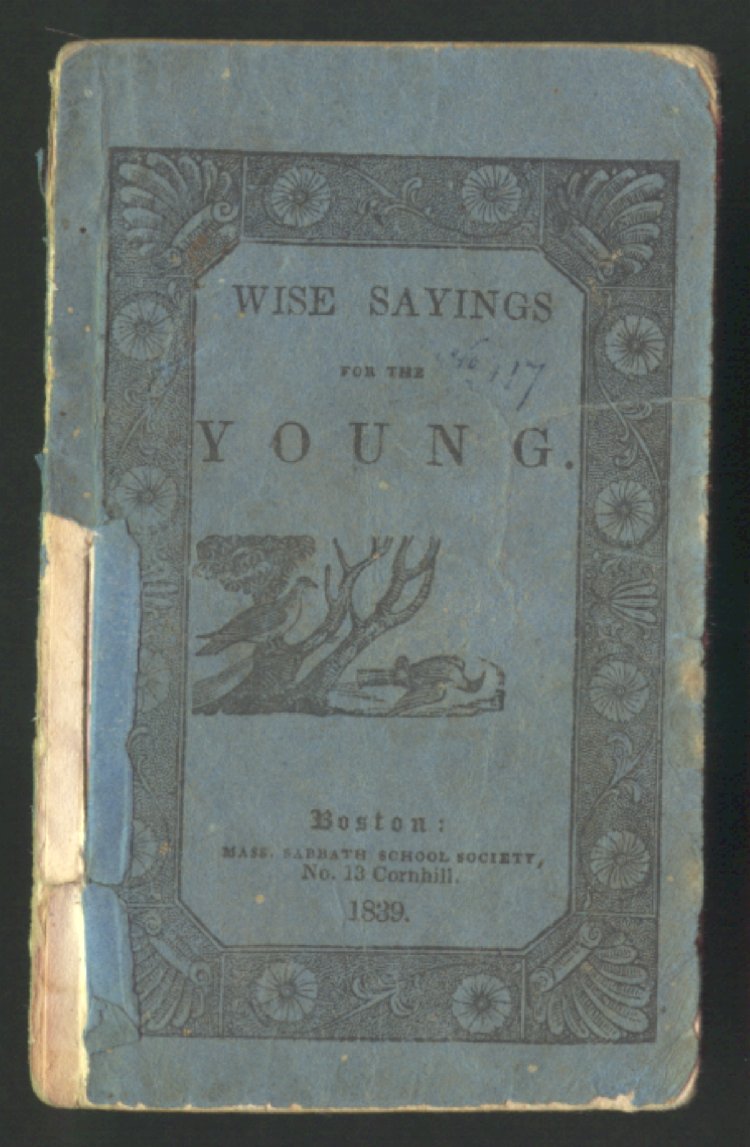 Scan of Wise Sayings for the Young, 1 of 50