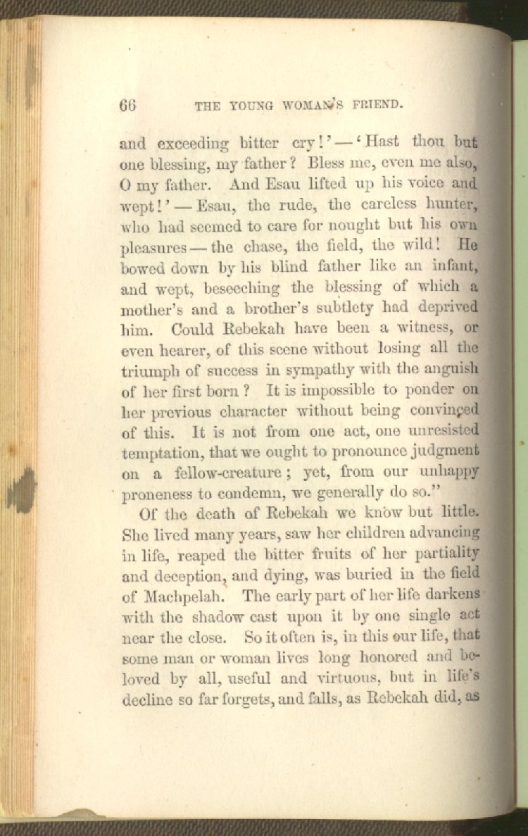 Bless Me Even Also O My Father And Esau Lifted Up His Voice Wept The Rude Careless Hunter Who Had Seemed To Care For