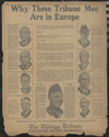 Chicago Tribune : why these Tribune men are in Europe
