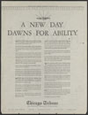 Chicago Tribune : a new day dawns for ability