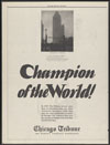 Chicago Tribune : champion of the world