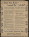 Chicago Tribune : let the men you know report the truth to you