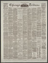 Page one of the Tribune of July 19, 1861, reporting the opening phases of the first battle of Bull Run