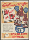 Fox De Luxe Beer (Peter Fox Brewing Co.)
