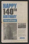 Chicago Tribune : happy 140th birthday Chicago Tribune