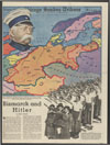Bismarck and Hitler : map of central Europe