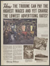 Chicago Tribune : how the Tribune can pay the highest wages and yet charge the lowest advertising rates!