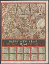 Chicago Tribune : Happy New Year Chicago Tribune 1934
