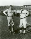 Babe Ruth plays an exhibition game with area baseball players in Iron Mountain
