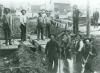 Iron Mountain city workers ""boxing in"" the mine creek on West Hughitt Street