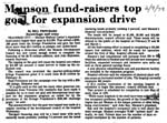 Munson Fundraisers Top Goal for Expansion Drive