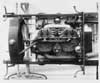 1907 Packard 30 Model U engine mounted on chassis