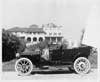 1909 Packard 30 Model UB touring car, left side, in front of Detroit Boat Club on Belle Isle