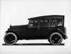 1921-1922 Packard touring car, left side view, top raised, storm curtains in place