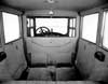 1920-1923 Packard limousine, view of interior from rear seat