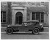 1925-1926 Packard sport model parked in front of Packard building, General Billy Mitchell driver