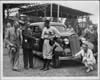 1935 Packard sedan being presented to Guy Sturdy, Baltimore Orioles