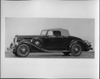 1935 Packard coupe roadster, seven-eights left side view, top raised