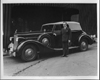 1935 Packard convertible victoria and Prince Eugene de Ligne of Belgium
