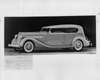 1936 Packard phaeton, seven-eights left side view, top raised