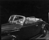 1940 Packard convertible coupe, three-quarter left top view, top folded