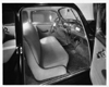 1952 Packard sedan, view of front interior through right front passenger door