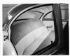 1954 Packard Super Clipper, view of rear seat through window