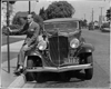 1932 Packard coupe roadster and owner Al Jolson