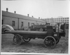 1904 Packard "3" experimental truck, right side view, parked in yard near Packard factory