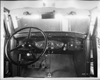 1932 Packard prototype sedan, view of dashboard, steering wheel, and controls