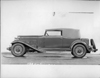 1932 Packard prototype convertible victoria, left side view, top raised