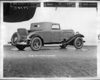 1932 Packard prototype coupe roadster, three-quarter rear right view, top raised