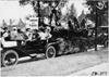 Parade float of the Landing of Cadillac at Detroit in the 1909 Glidden Tour automobile parade, Detroit, Mich.