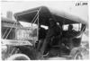 Participating driver in 1909 Glidden Tour automobile parade, Detroit, Mich.