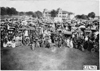 Parade cars gathered, 1909 Glidden Tour automobile parade, Detroit, Mich.