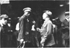 F. Ed Spooner and R. Davis in conversation, 1909 Glidden Tour , Detroit, Mich.