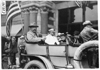 Charles Glidden waiting for start of 1909 Glidden Tour, Detroit, Mich.