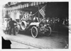 Chairman Hower next to Ray McNamara in Premier car at start of the 1909 Glidden Tour, Detroit, Mich.
