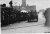 A.Y. Bartholomew in Glide car at start of the 1909 Glidden Tour, Detroit, Mich.
