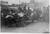 John S. Williams in Pierce-Arrow car at start of the 1909 Glidden Tour, Detroit, Mich.