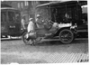 S.F. Duesenberg in Mason car arriving in Kalamazoo, Mich., 1909 Glidden Tour