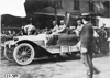 Pierce-Arrow car arriving in Kalamazoo, Mich., 1909 Glidden Tour