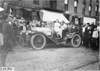 Acme car arriving in Kalamazoo, Mich., 1909 Glidden Tour