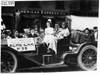 Acme car arriving in Kalamazoo, Mich., 1909 Glidden Tour