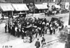 Crowd surround Chalmers car in Rochester, Minn., at the 1909 Glidden Tour