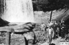 Glidden tourists at Minnehaha Falls, at 1909 Glidden Tour