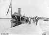 Glidden tourists on outing to Lake Minnetonka, at 1909 Glidden Tour