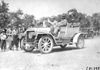 J.N. Searles in the White Steamer car arriving at Ft. Dodge, Iowa at the 1909 Glidden Tour